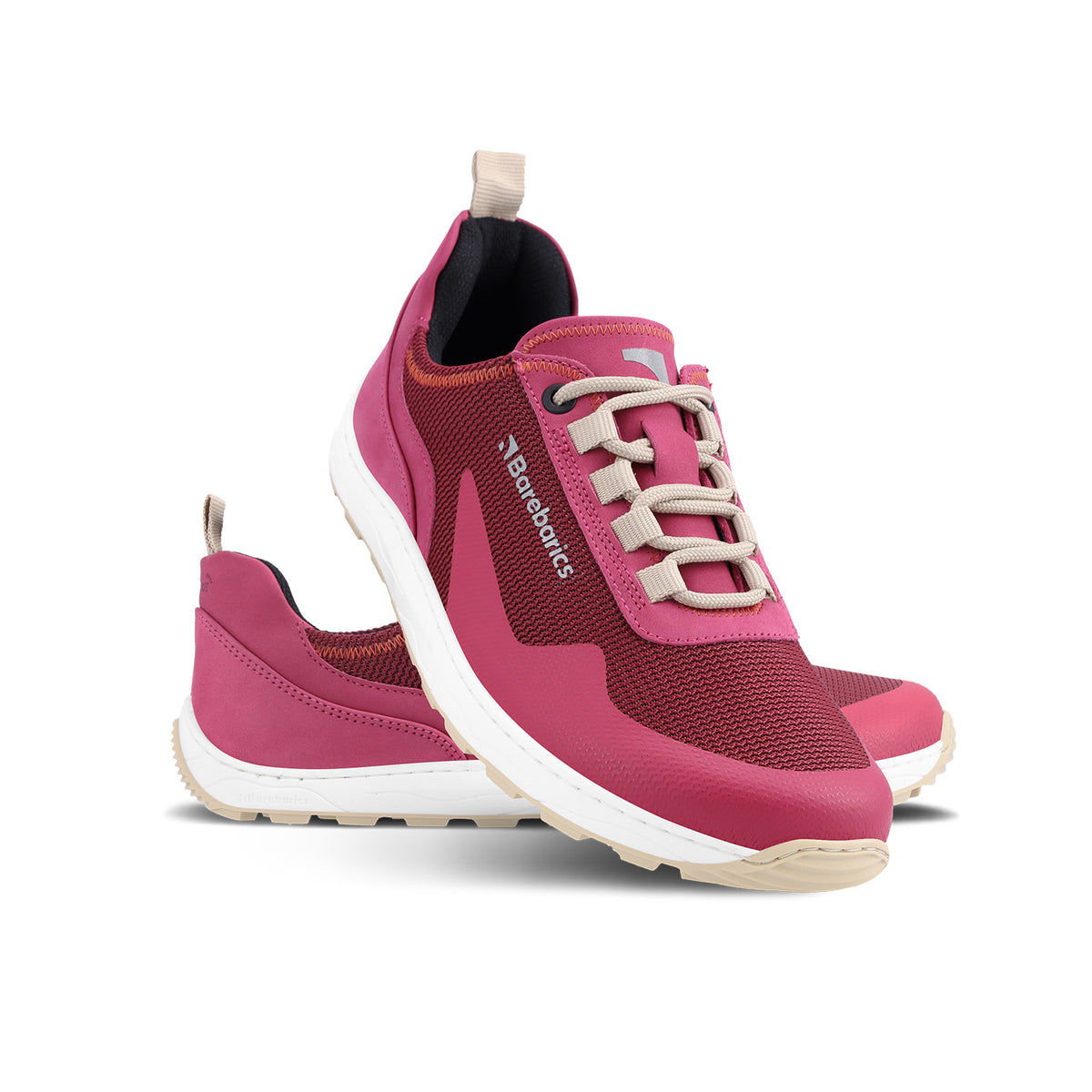 Barefoot Sneakers Barebarics Wanderer - Dark Pink 2  - OzBarefoot