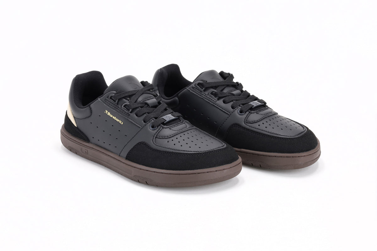 Barefoot Sneakers Barebarics Wave 2.0 - Black & Dark Brown