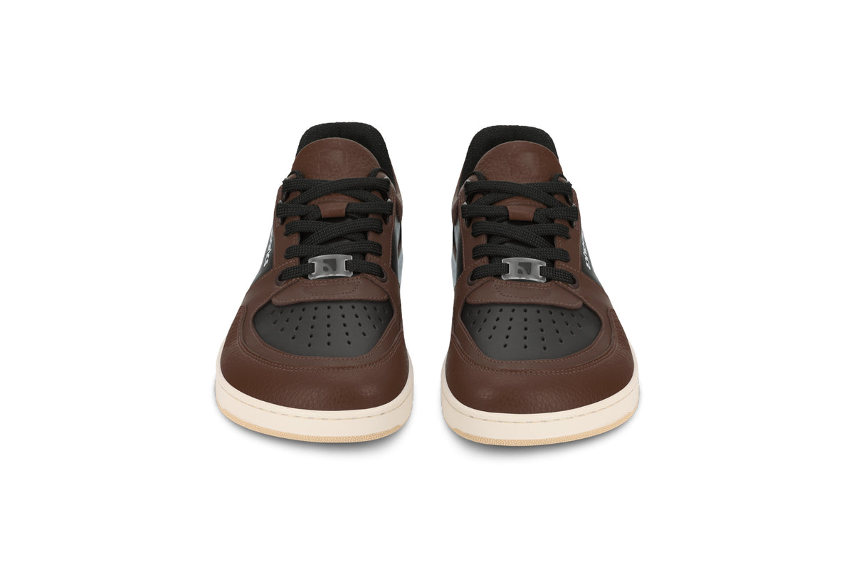 Barefoot Sneakers Barebarics Wave - Black & Dark Brown