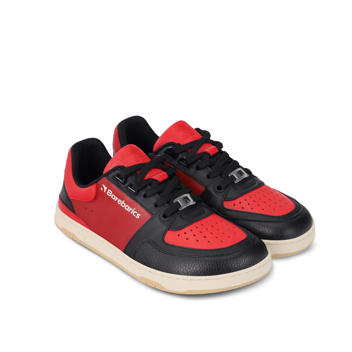 Barefoot Sneakers Barebarics Wave - Black & Red 12  - OzBarefoot