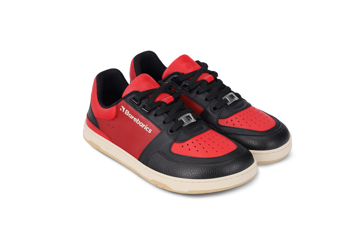 Barefoot Sneakers Barebarics Wave - Black & Red