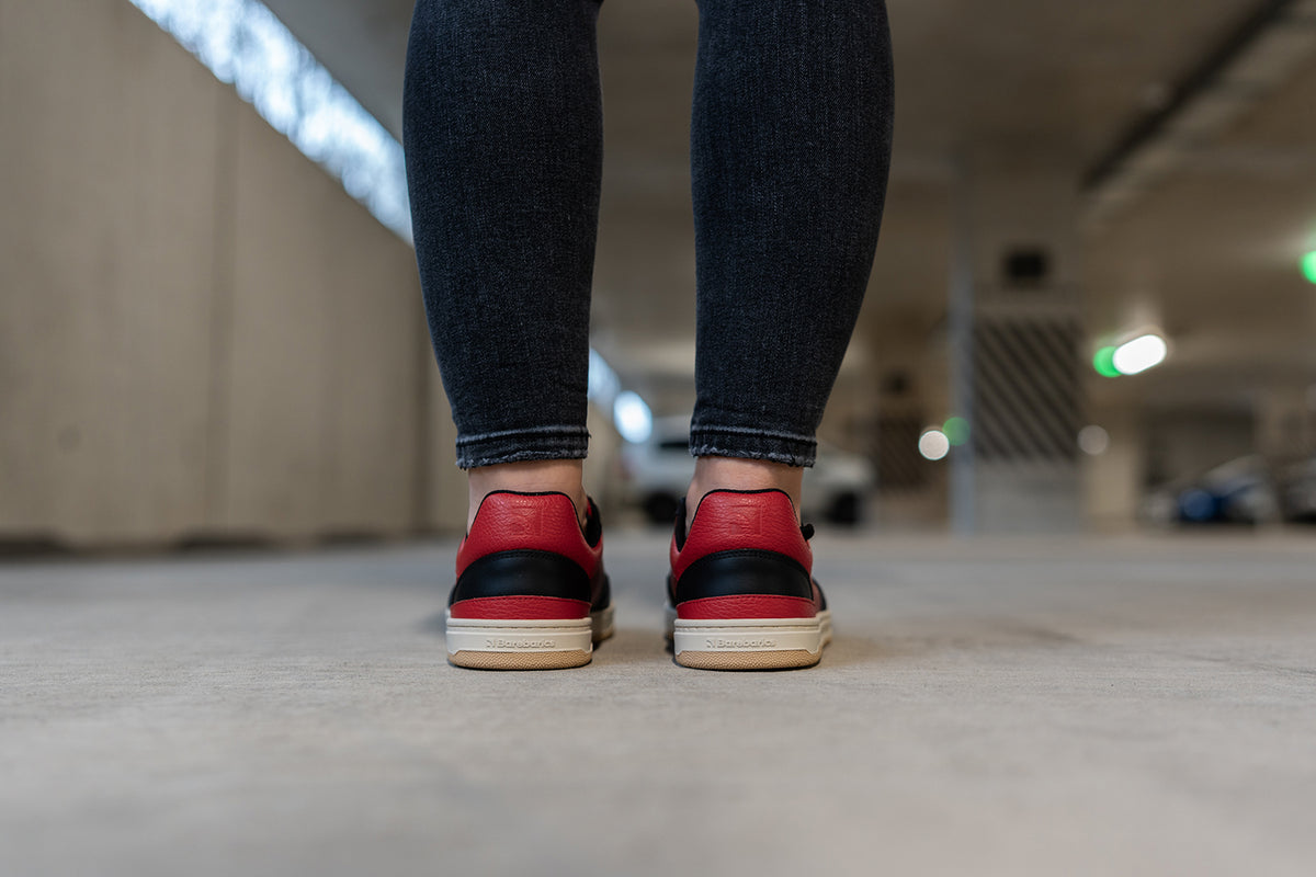 Barefoot Sneakers Barebarics Wave - Black & Red