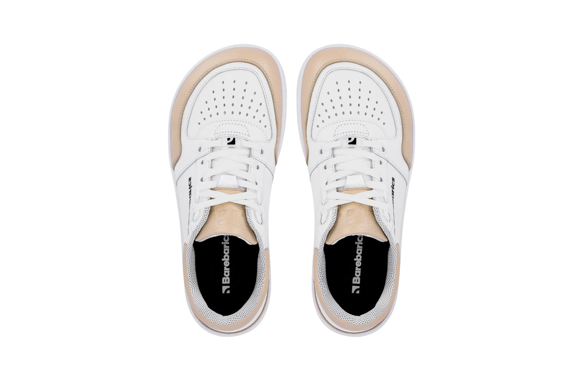 Barefoot Sneakers Barebarics Wave - White & Beige