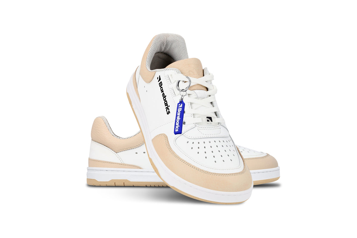 Barefoot Sneakers Barebarics Wave - White & Beige