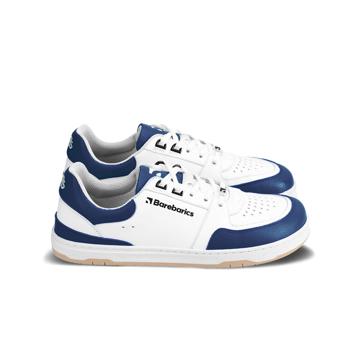 Barefoot Sneakers Barebarics Wave - White & Dark Blue 3  - OzBarefoot