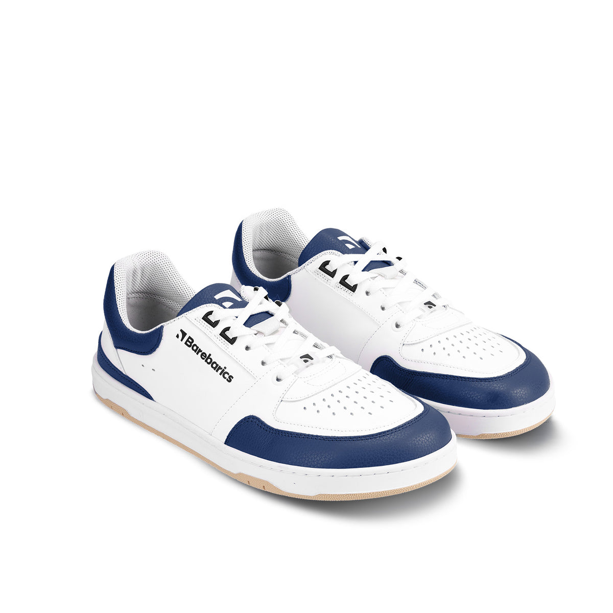 Barefoot Sneakers Barebarics Wave - White & Dark Blue 4  - OzBarefoot