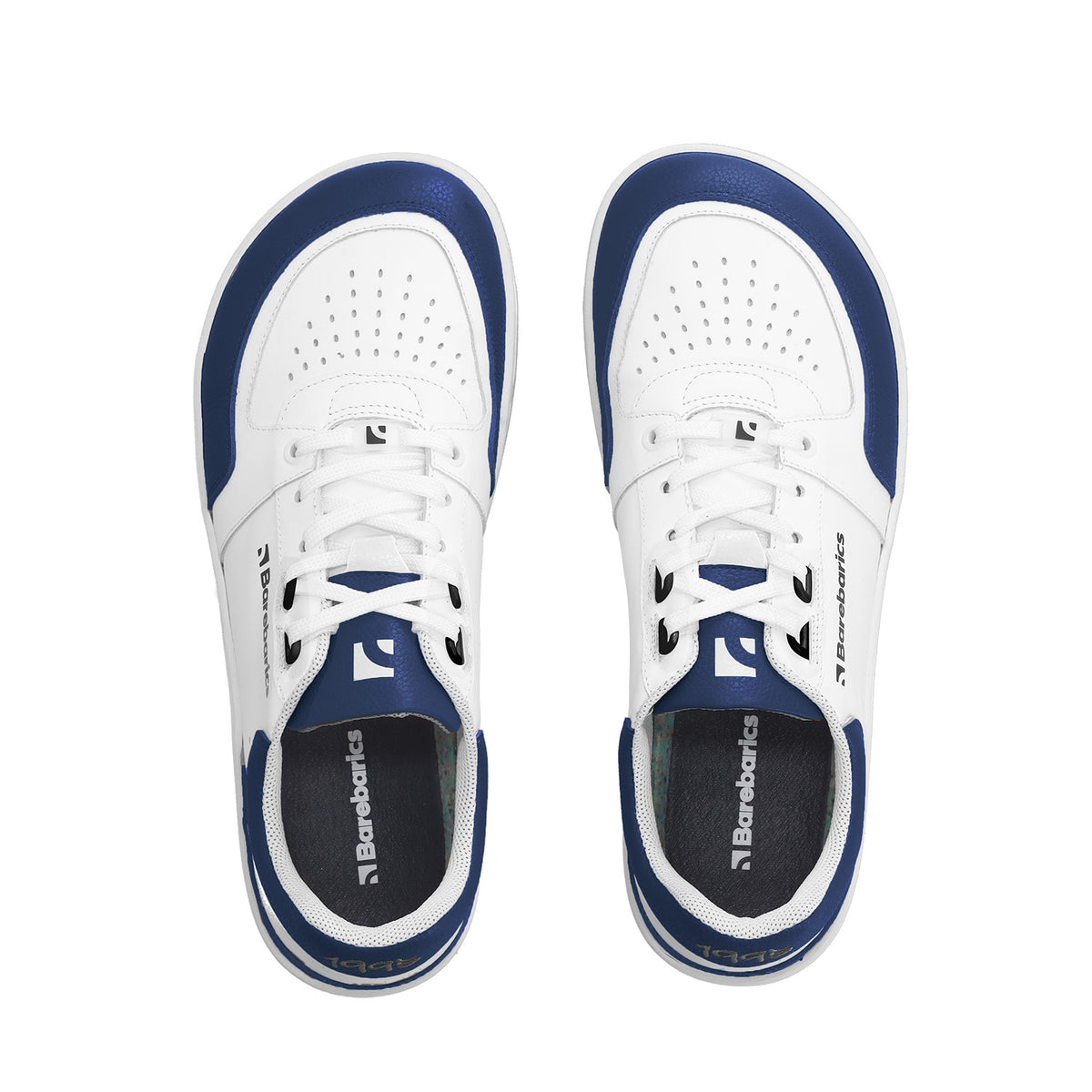 Barefoot Sneakers Barebarics Wave - White & Dark Blue 6  - OzBarefoot