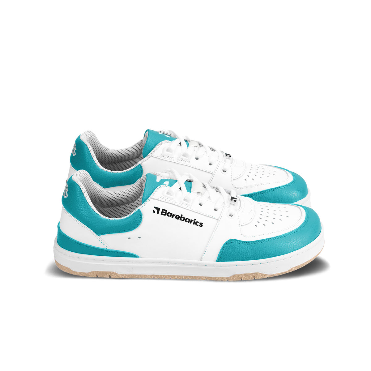 Barefoot Sneakers Barebarics Wave - White & Dark Turquoise 3  - OzBarefoot