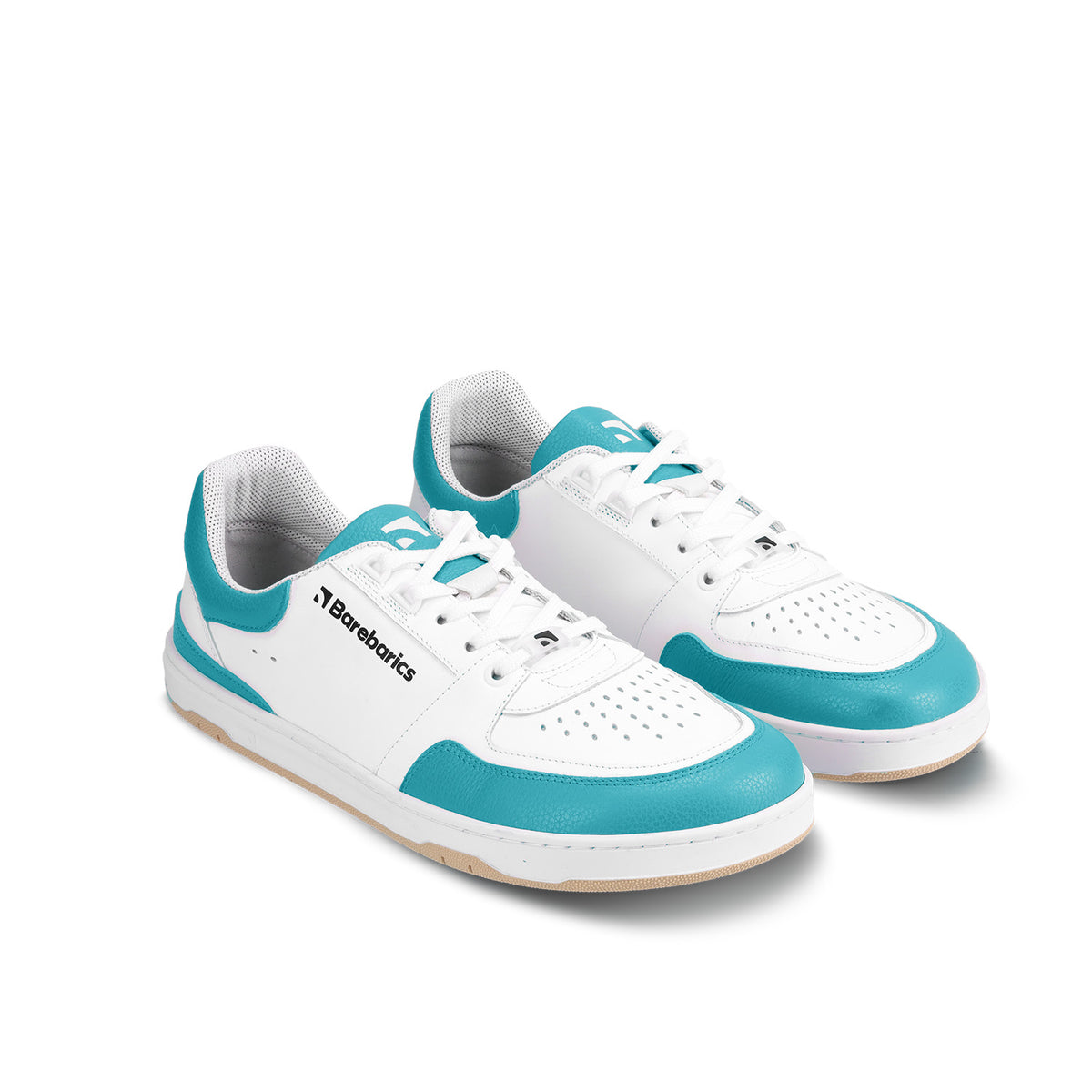 Barefoot Sneakers Barebarics Wave - White & Dark Turquoise 4  - OzBarefoot