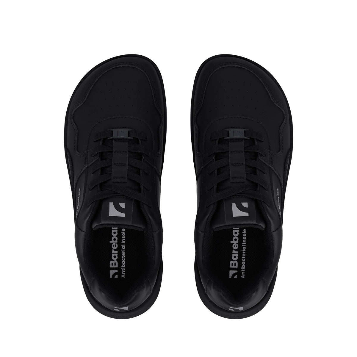 Barefoot Sneakers Barebarics Zing - All Black - Leather