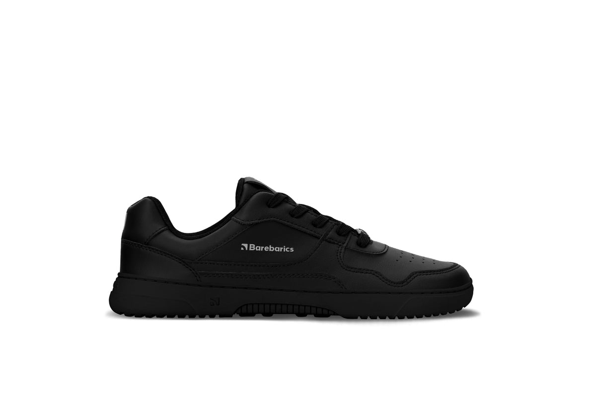 Barefoot Sneakers Barebarics Zing - All Black - Leather