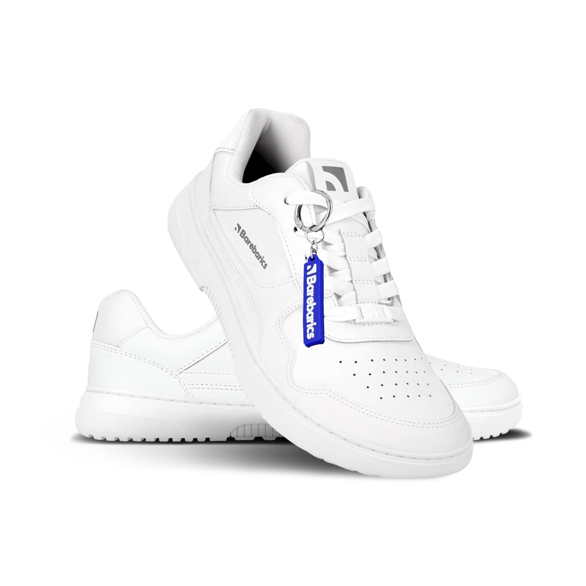 Barefoot Sneakers Barebarics Zing - All White - Leather 1  - OzBarefoot