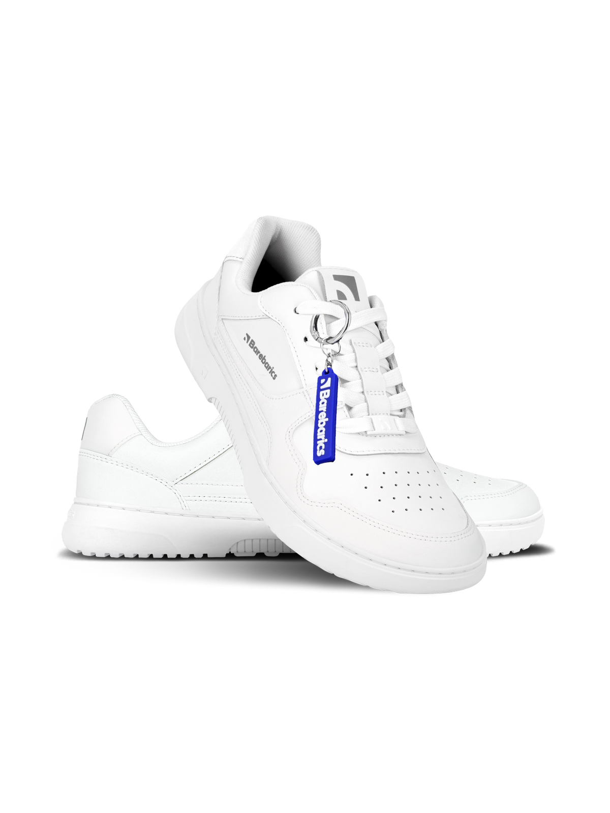 Barefoot Sneakers Barebarics Zing - All White - Leather 11  - OzBarefoot