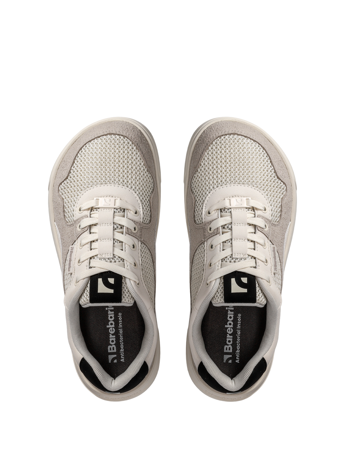 Barefoot Sneakers Barebarics Zing - Fresh - White & Beige 6  - OzBarefoot