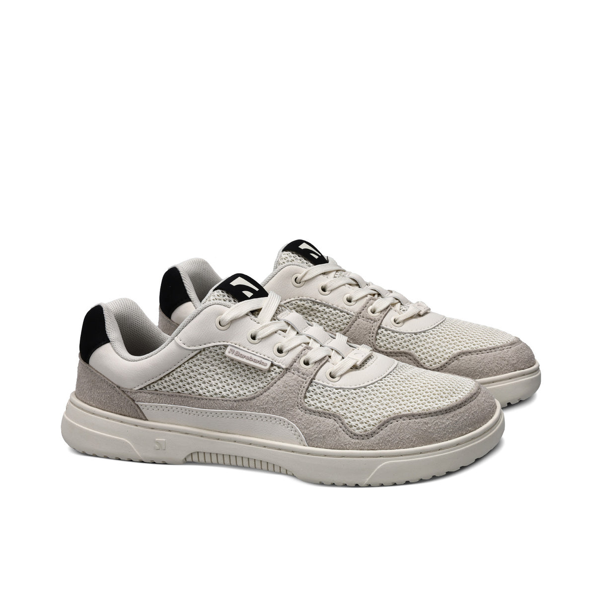 Barefoot Sneakers Barebarics Zing - Fresh - White & Beige 5  - OzBarefoot