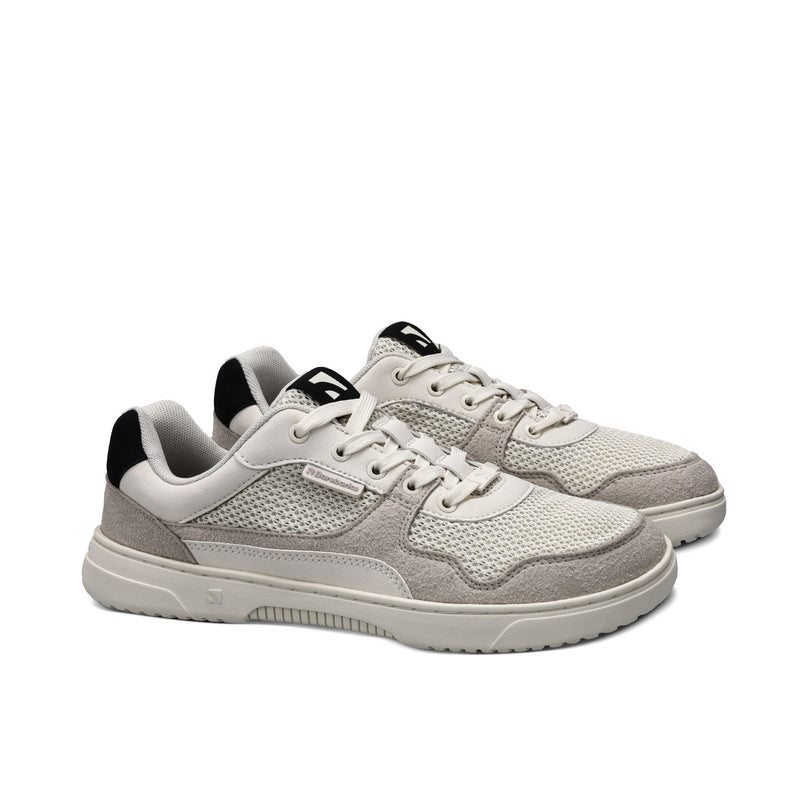 Barefoot Sneakers Barebarics Zing - Fresh - White & Beige 5  - OzBarefoot