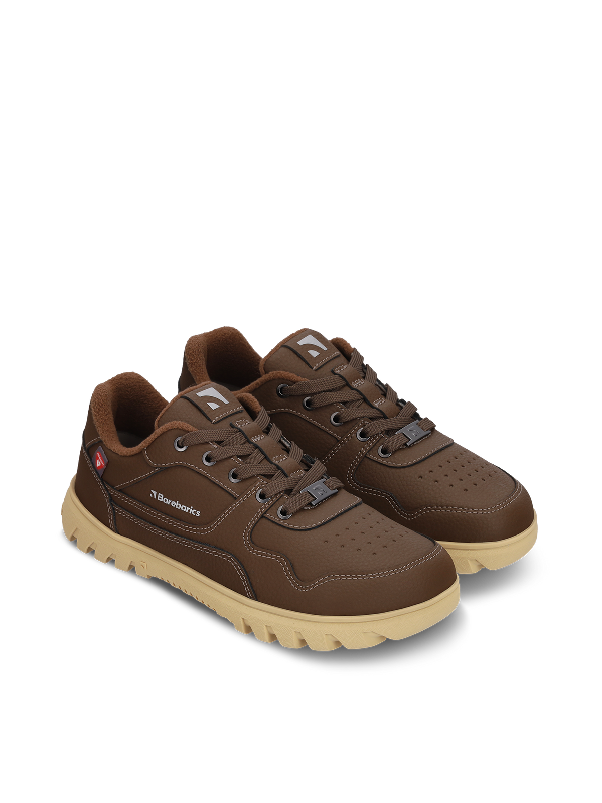 Barefoot Sneakers Barebarics Zing Frost - Dark Brown 5  - OzBarefoot