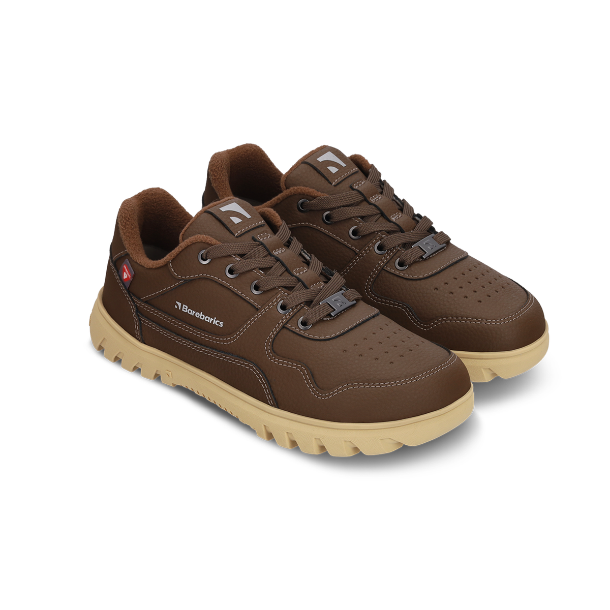 Barefoot Sneakers Barebarics Zing Frost - Dark Brown 6  - OzBarefoot