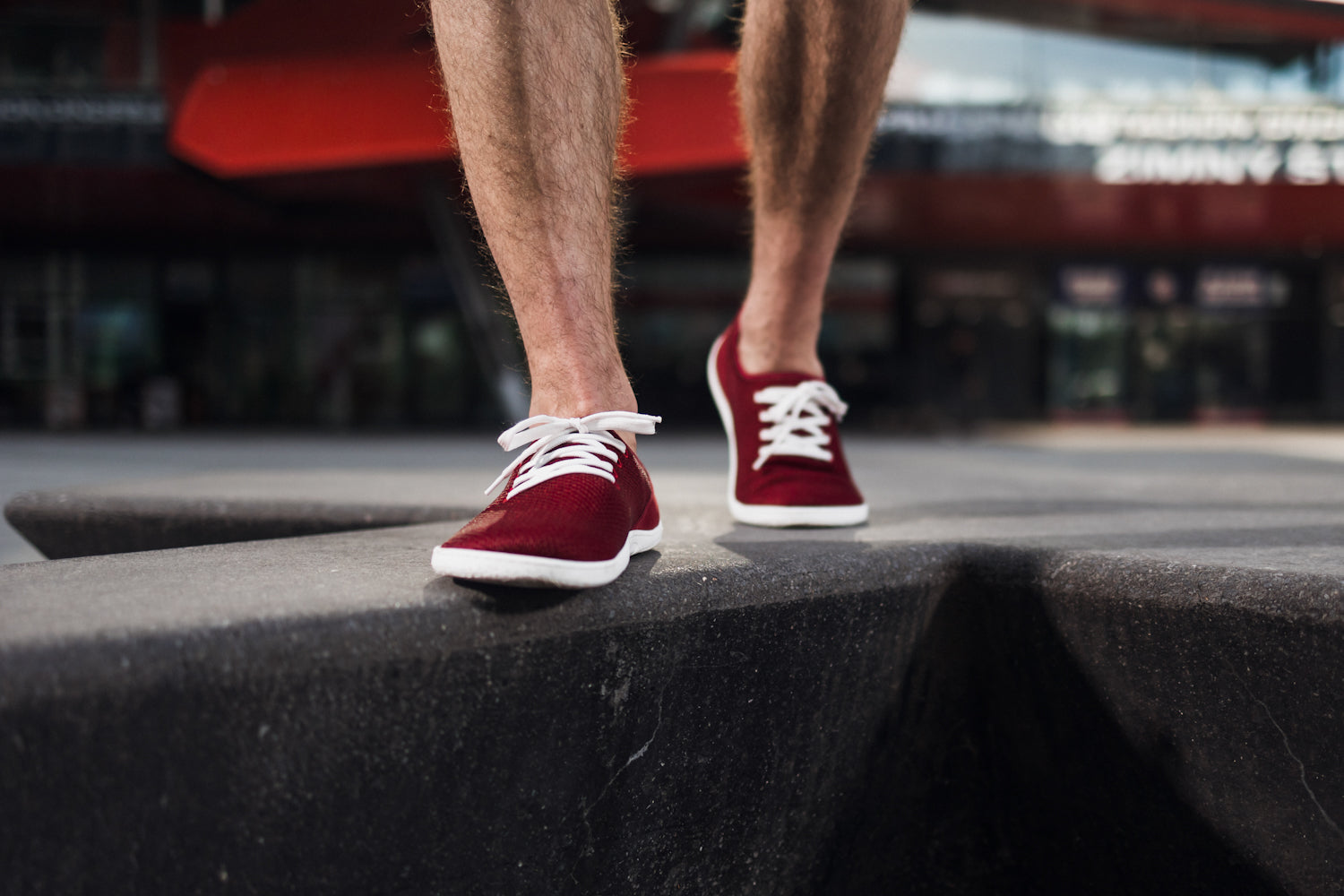 Barefoot Sneakers Be Lenka Dash - Wine Red 3 OzBarefoot Australia