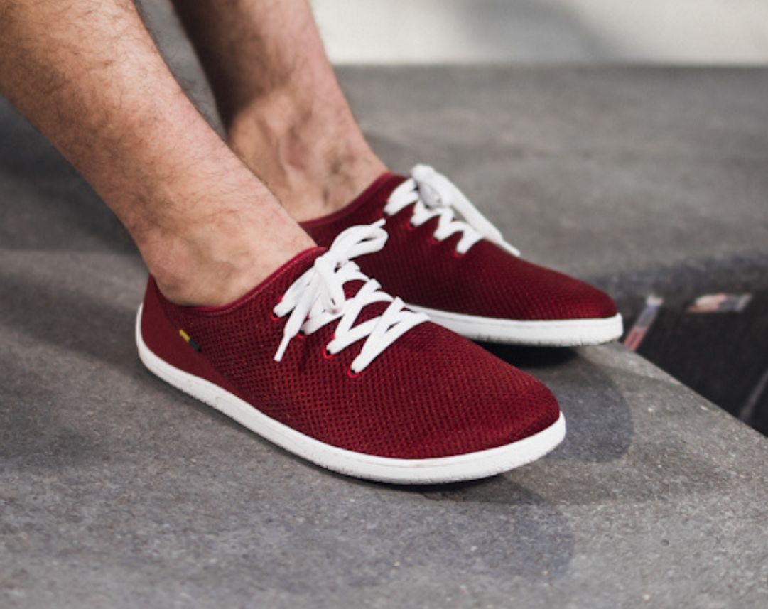 Barefoot Sneakers Be Lenka Dash - Wine Red 1 OzBarefoot Australia