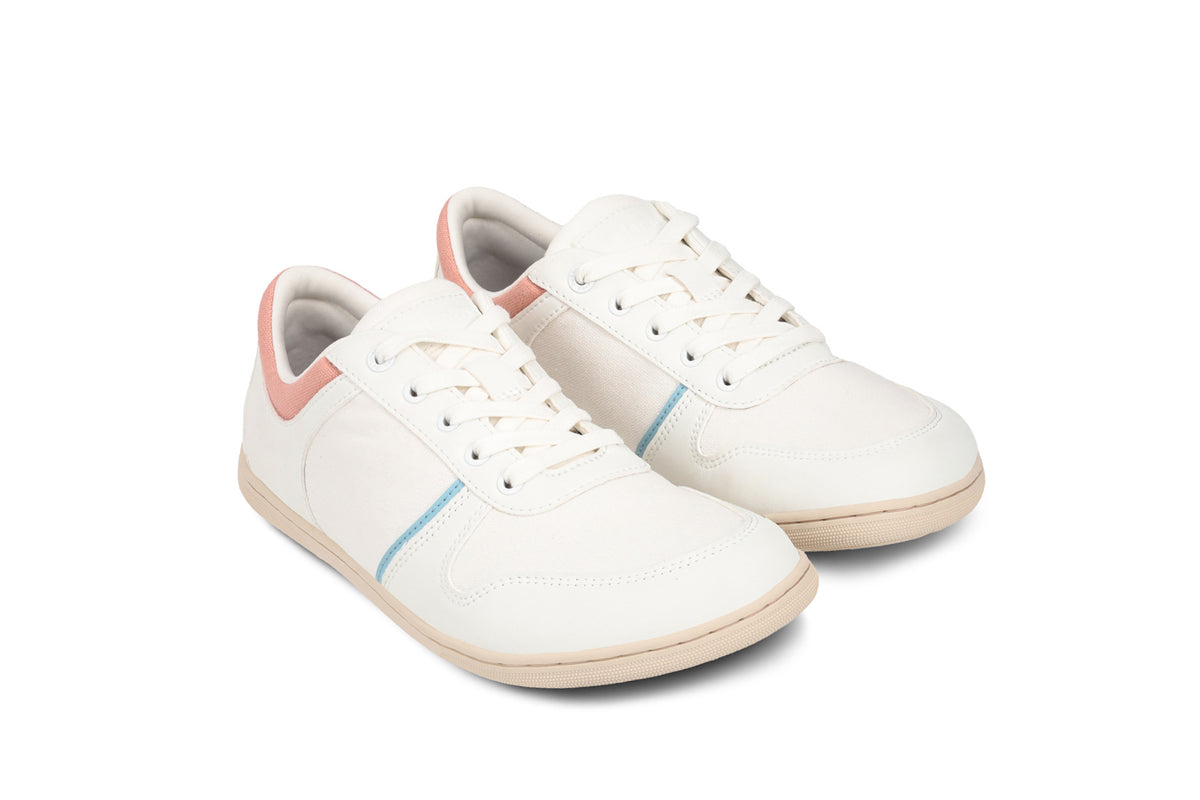 Barefoot Sneakers - Be Lenka Echo - White & Cotton Candy Vegan