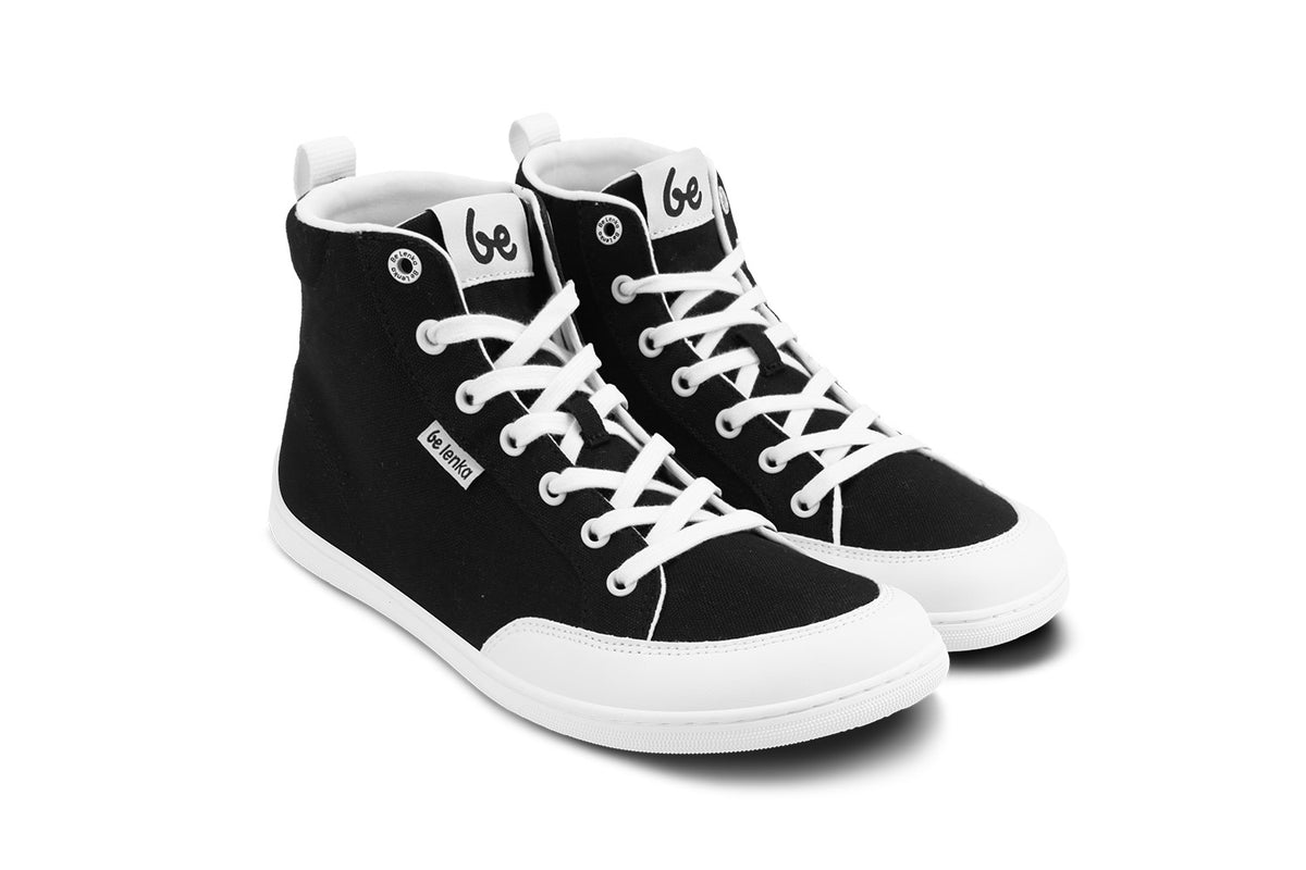 Barefoot Sneakers Be Lenka Rebound - High Top - Black & White (Shipping end of April) 7  - OzBarefoot