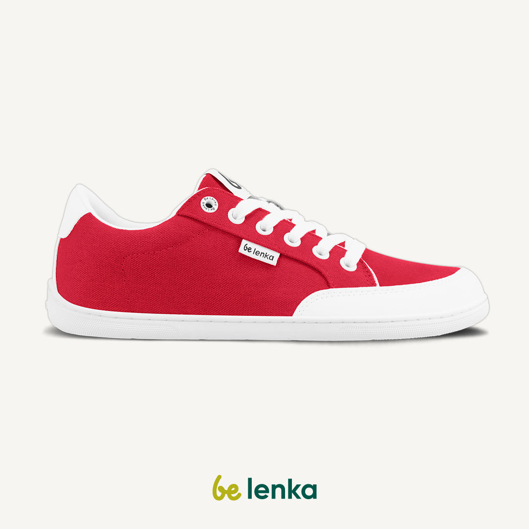 Barefoot Sneakers Be Lenka Rebound - Red & White (Shipping end of April) 4  - OzBarefoot