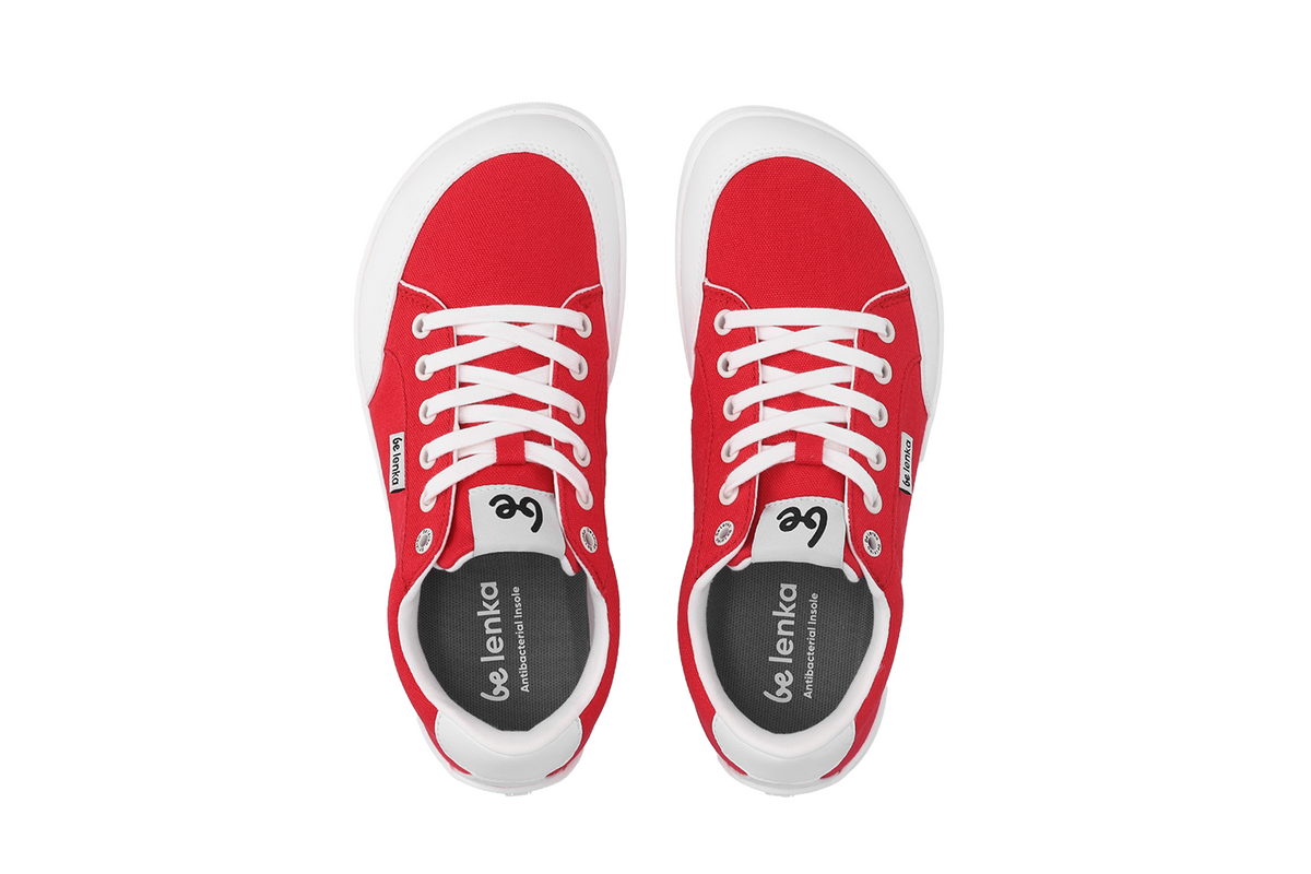 Barefoot Sneakers Be Lenka Rebound - Red & White (Shipping end of April) 8  - OzBarefoot