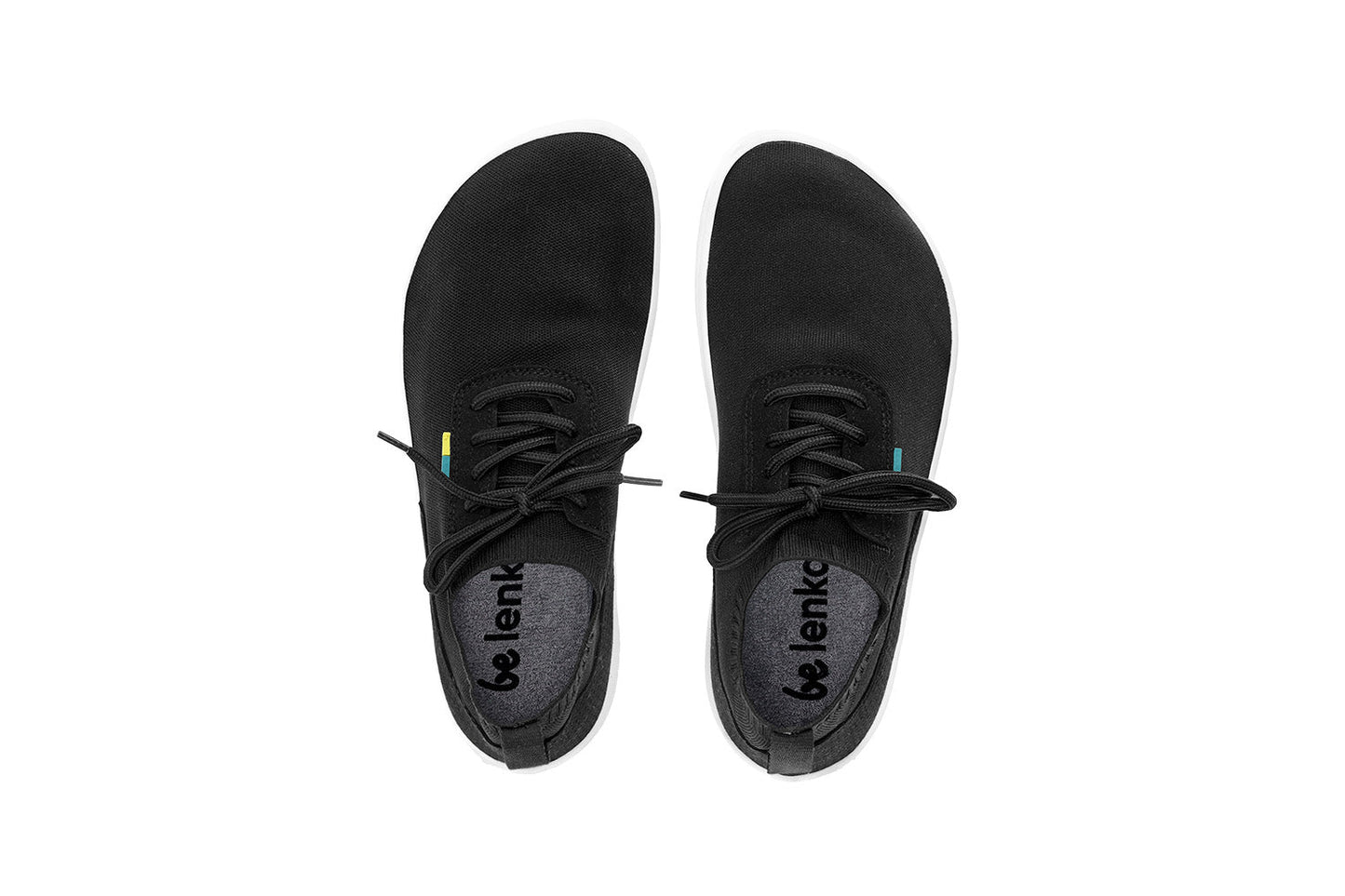 Barefoot Sneakers - Be Lenka Stride - Black & White 5 OzBarefoot Australia