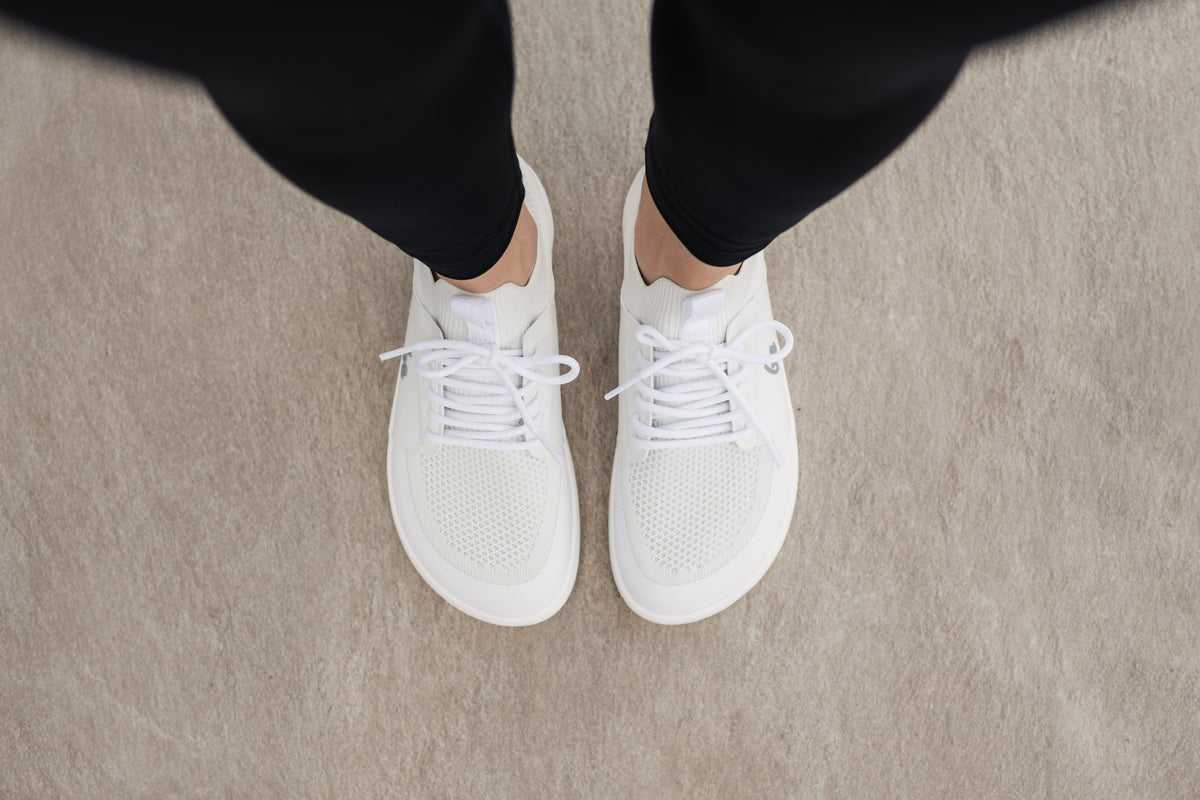 Barefoot Sneakers Be Lenka Swift - All White 5  - OzBarefoot