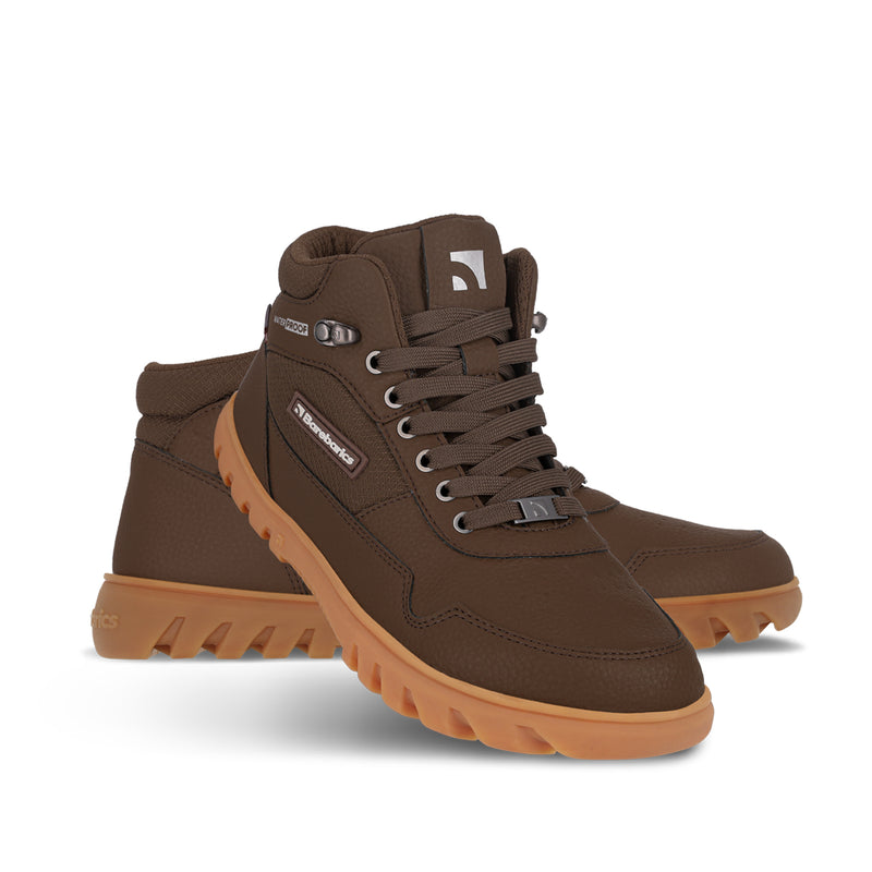 Barefoot Shoes Barebarics UrbanEdge - Dark Brown 1  - OzBarefoot