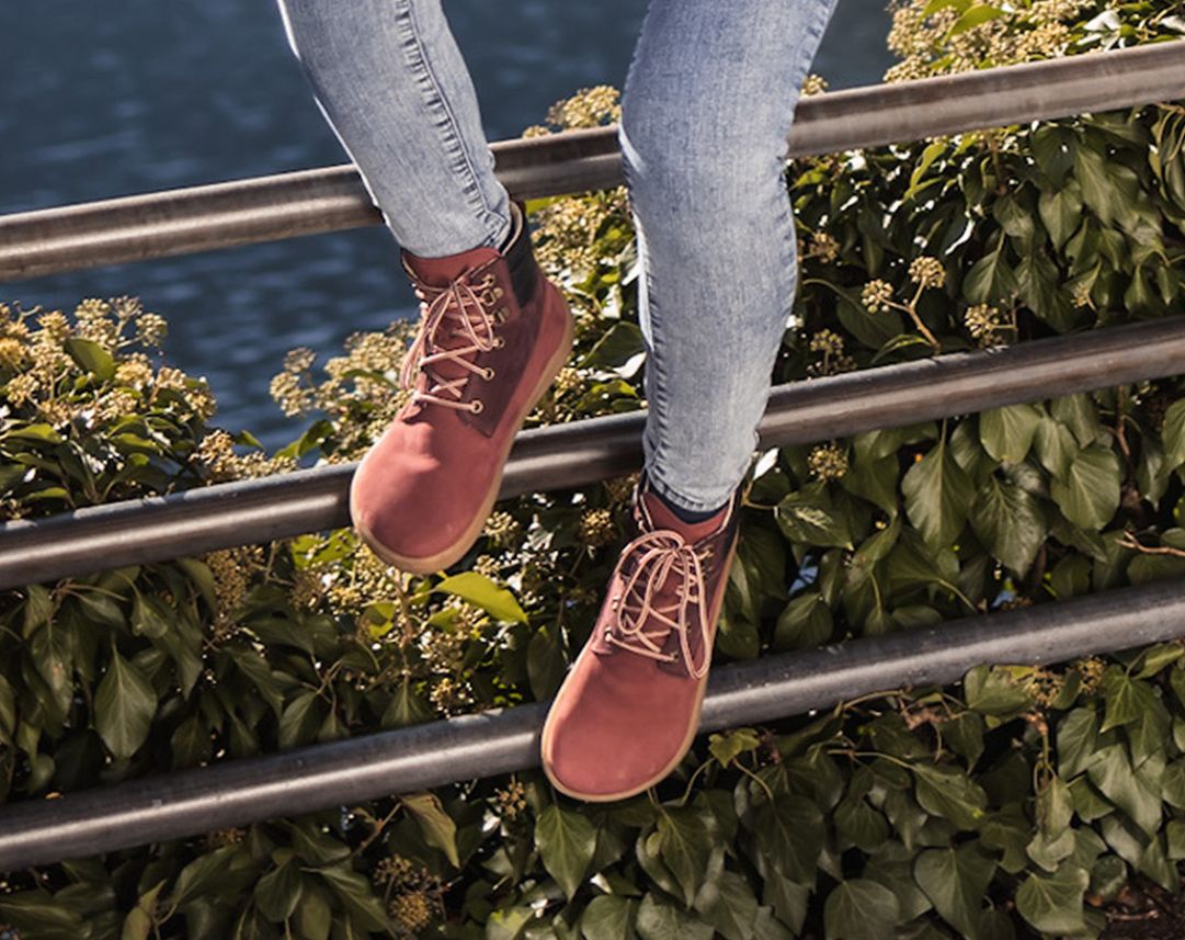 Barefoot Boots Be Lenka Nevada Neo - Burgundy 3 OzBarefoot Australia