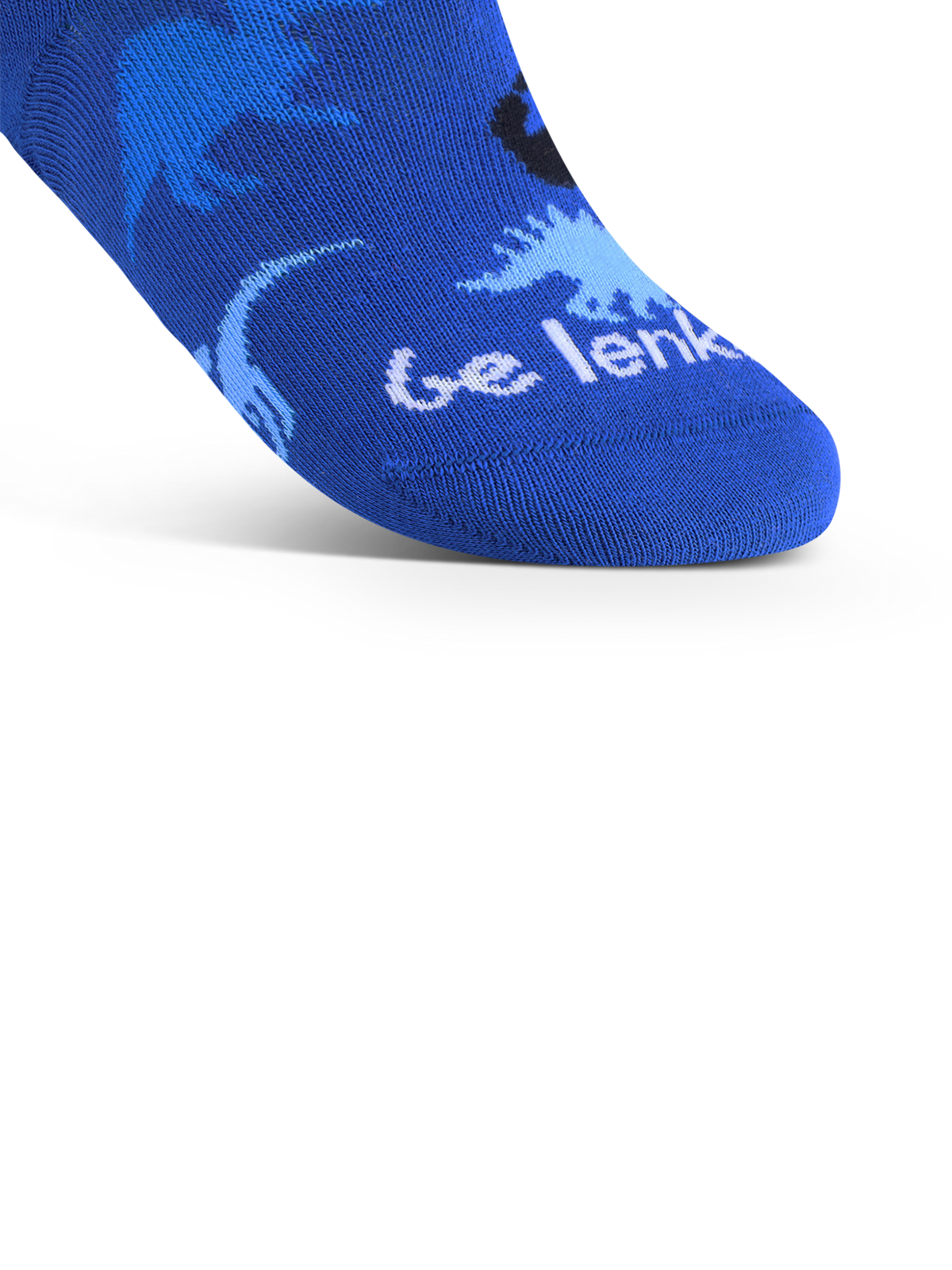 Kids barefoot Socks Be Lenka Kids - Crew - Dino - Royal Blue 2  - OzBarefoot