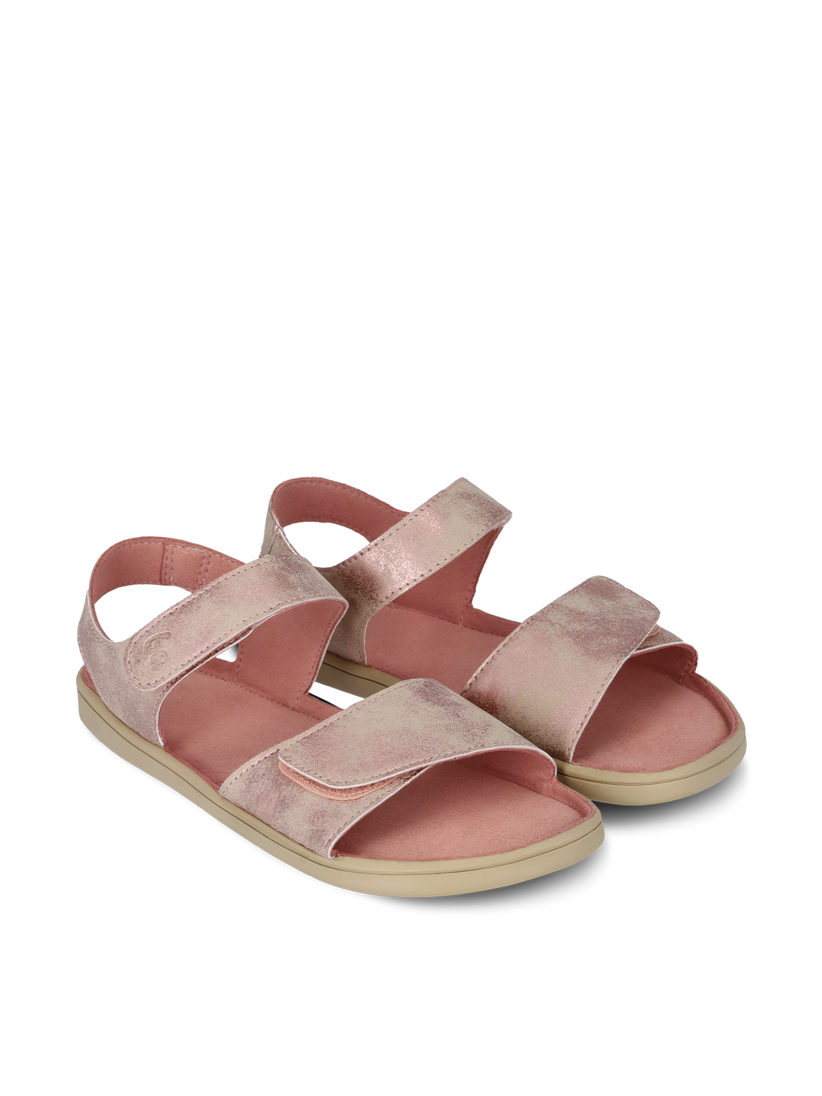Kids' barefoot sandals Be Lenka Miami Junior - Coral Sparkle 2  - OzBarefoot