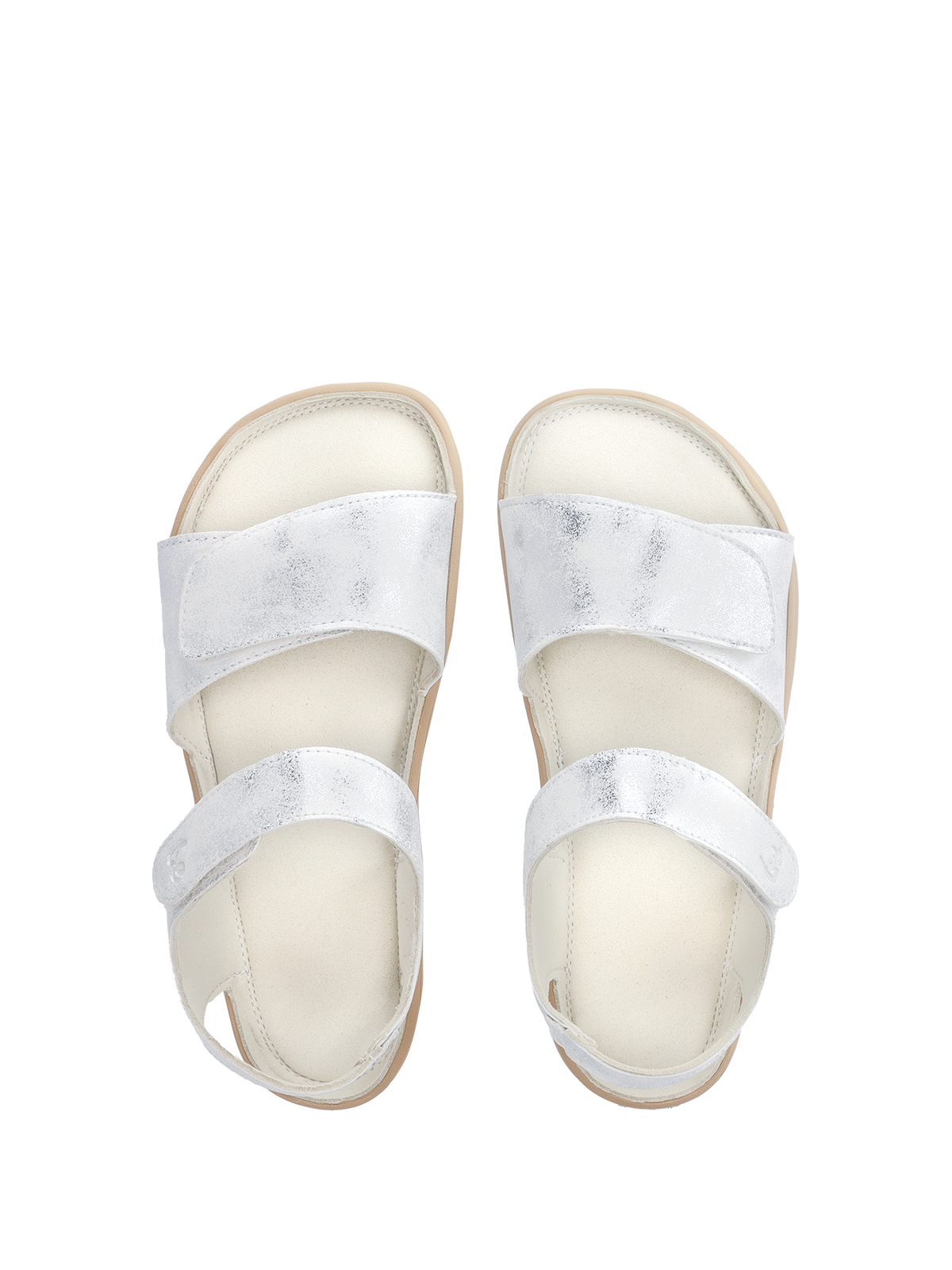 Kids' barefoot sandals Be Lenka Miami Kids - Off - White Sparkle 3  - OzBarefoot