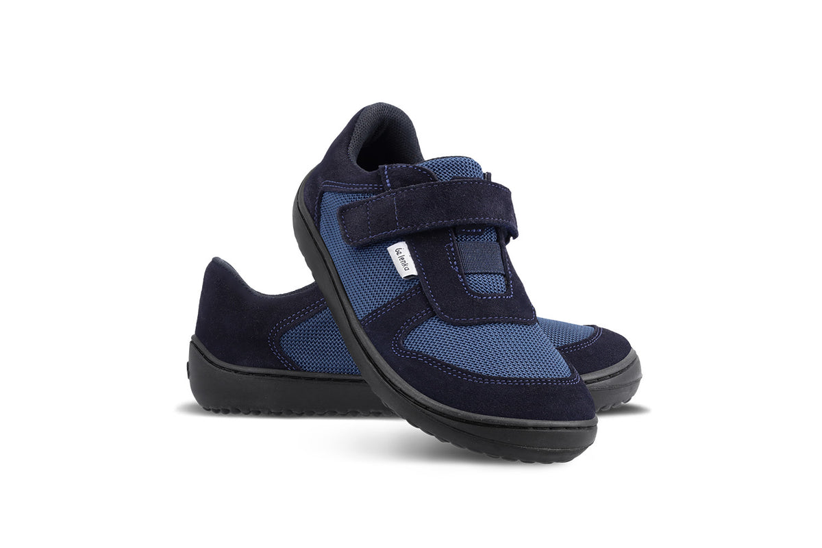 Kids barefoot sneakers Be Lenka Joy - Dark Blue & Black 2  - OzBarefoot