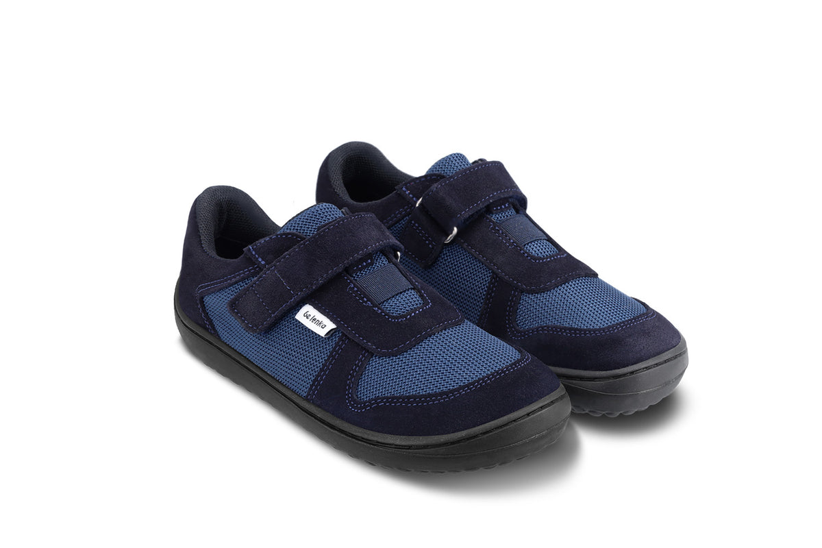 Kids barefoot sneakers Be Lenka Joy - Dark Blue & Black 3  - OzBarefoot