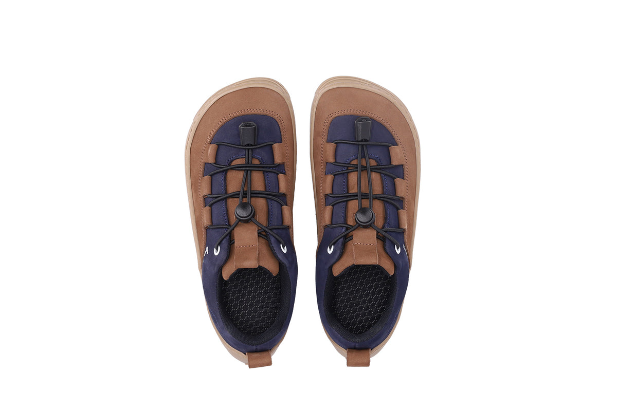 Kids barefoot sneakers Be Lenka Xplorer - Dark Brown & Navy 5  - OzBarefoot