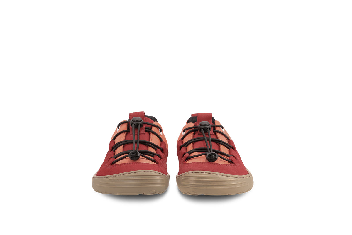 Kids barefoot sneakers Be Lenka Xplorer - Dark Red & Coral 5  - OzBarefoot