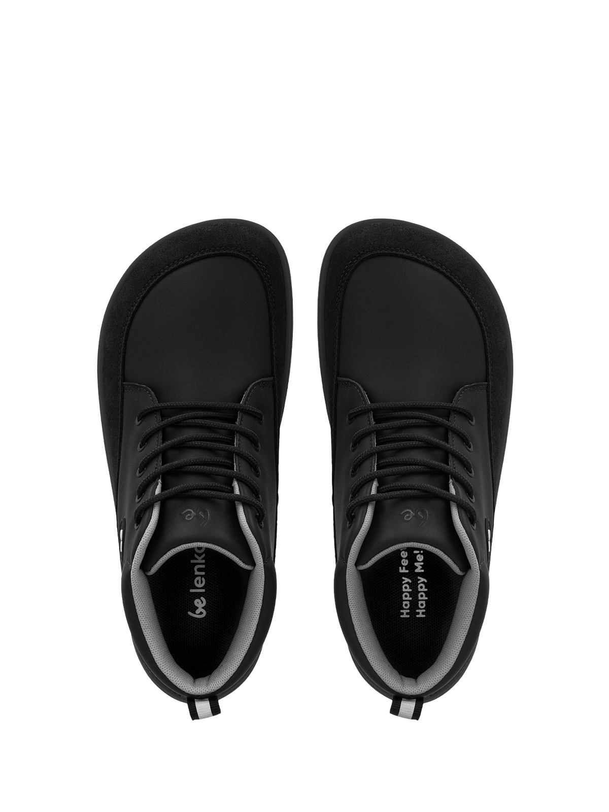 Kid's barefoot boots Be Lenka Elio Junior - All Black 3  - OzBarefoot