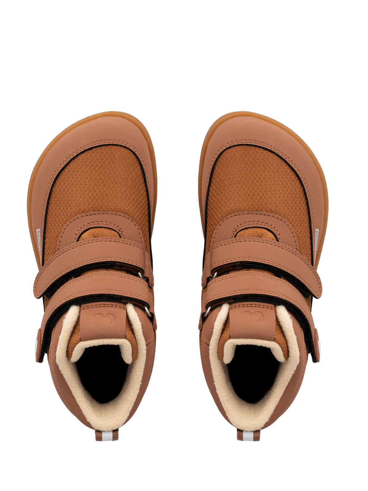 Kids winter barefoot boots Be Lenka Zippu Junior - All Brown 3  - OzBarefoot