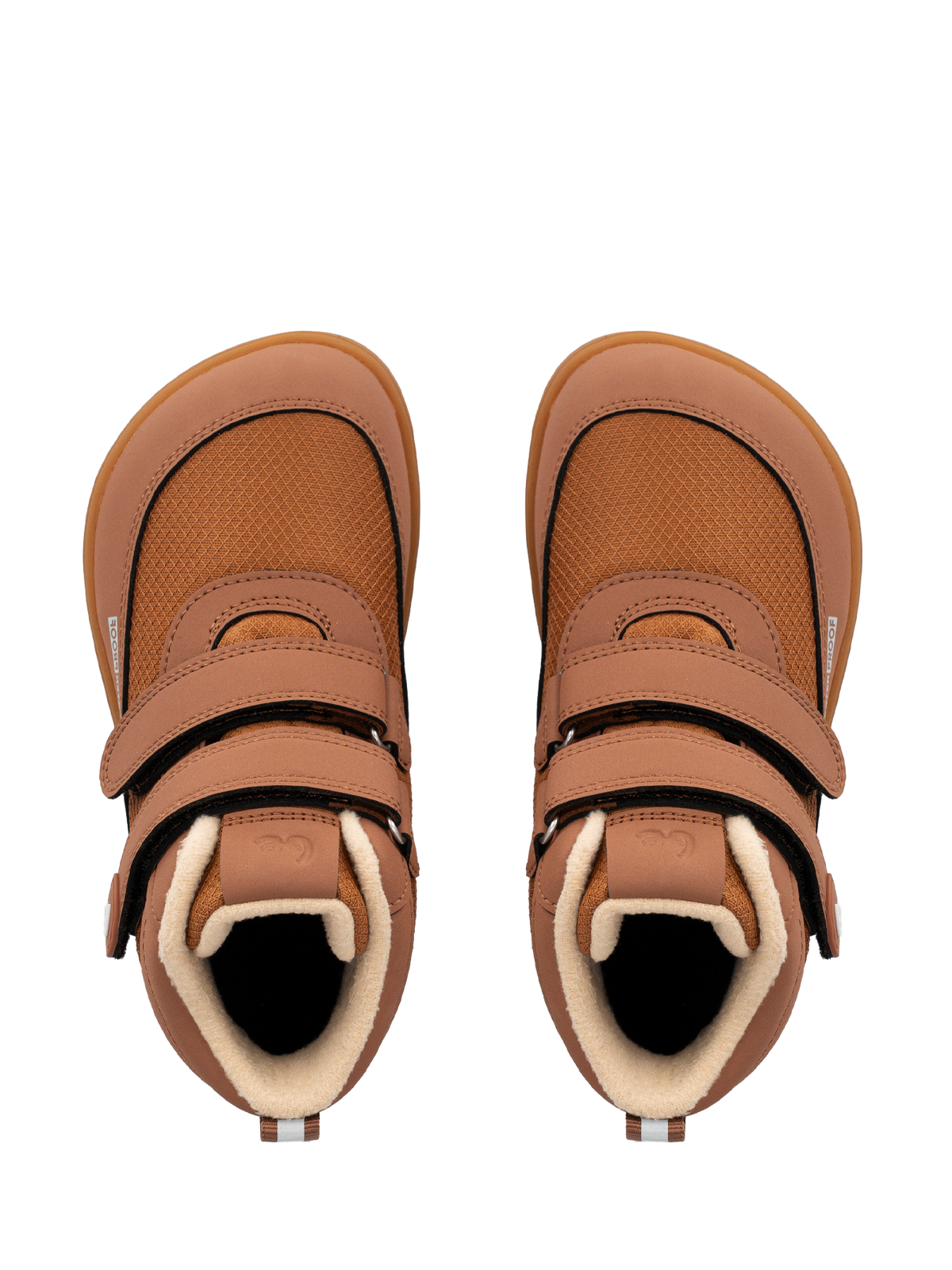 Kids winter barefoot boots Be Lenka Zippu Kids - All Brown 3  - OzBarefoot