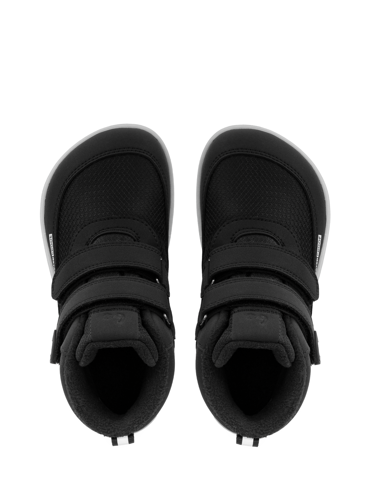 Kids winter barefoot boots Be Lenka Zippu Kids - Black & Grey 3  - OzBarefoot