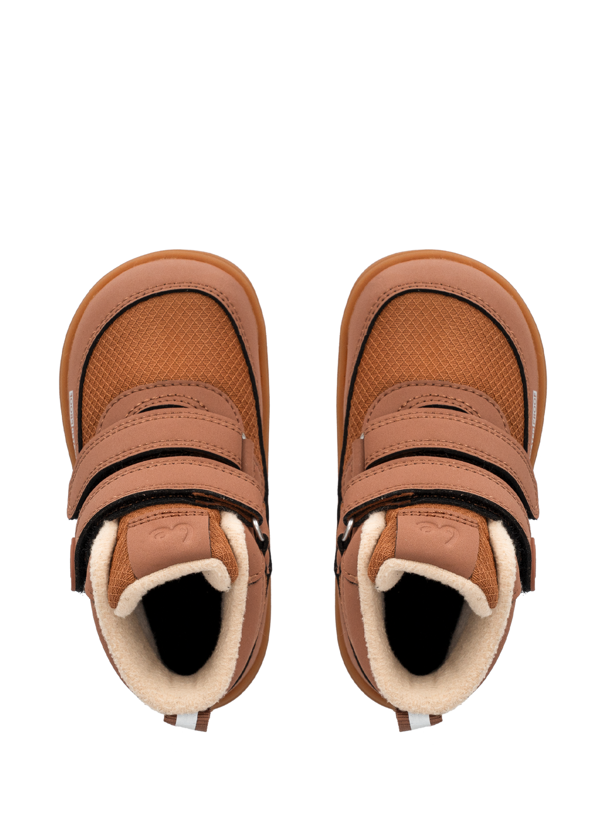 Kids winter barefoot boots Be Lenka Zippu Preschool - All Brown 3  - OzBarefoot