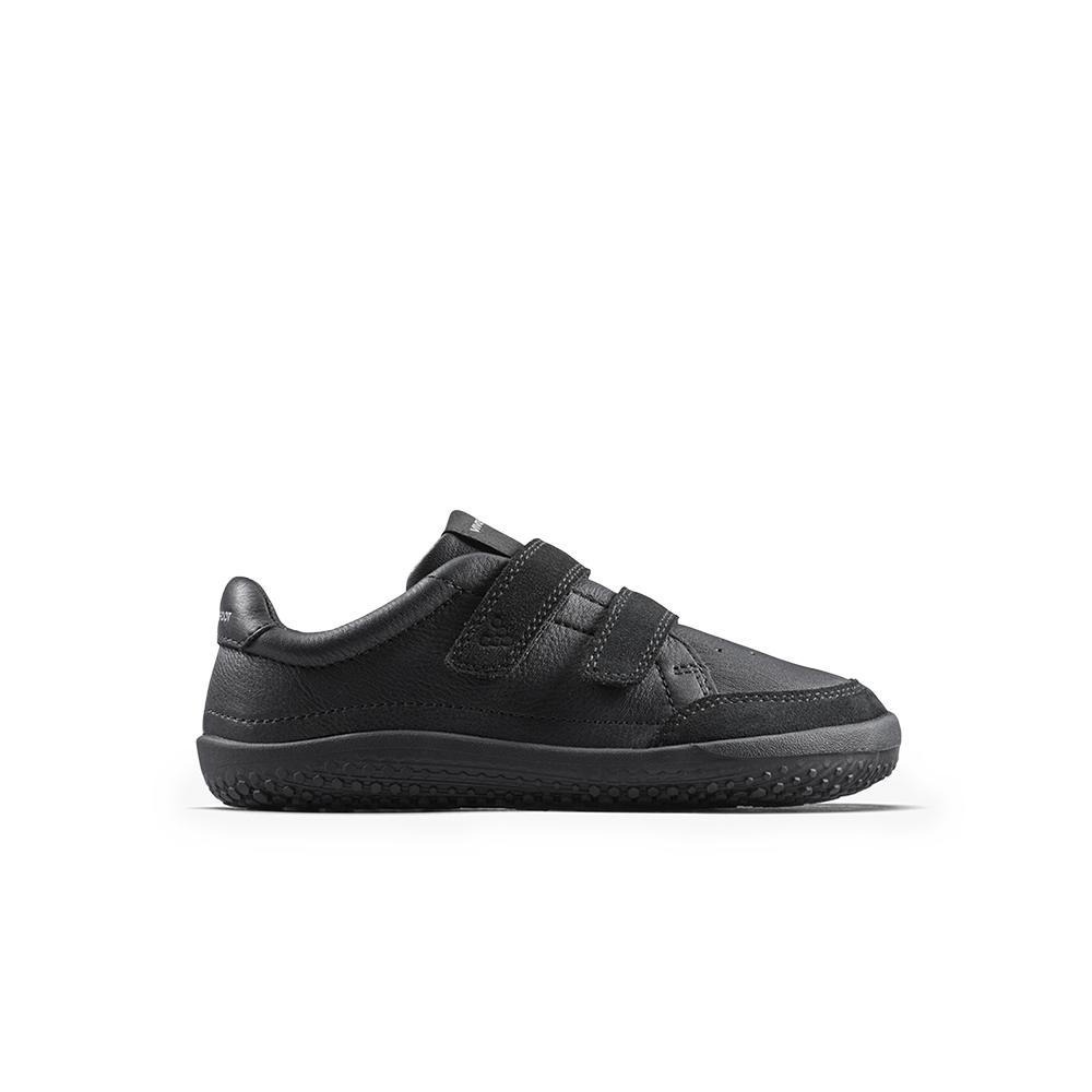 Vivobarefoot Gobi Sneaker School Pre-School Obsidian