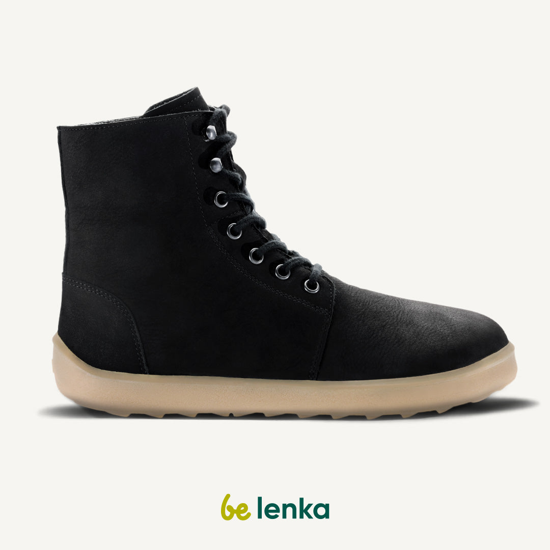 Winter Barefoot Boots BeLenka Winter 2.0 Neo - Matt Black Outlet 4 OzBarefoot Australia