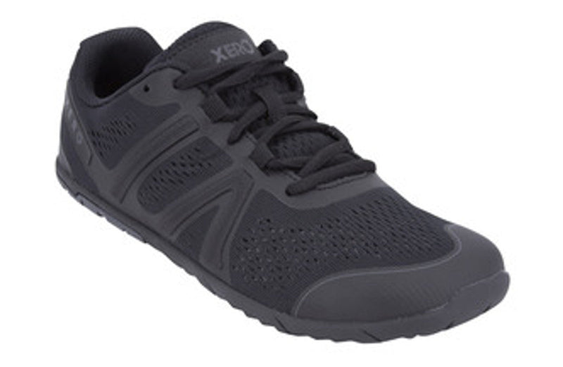 Barefoot Shoes - Xero - HFS: Road Running Shoe - MEN - Black 7  - OzBarefoot