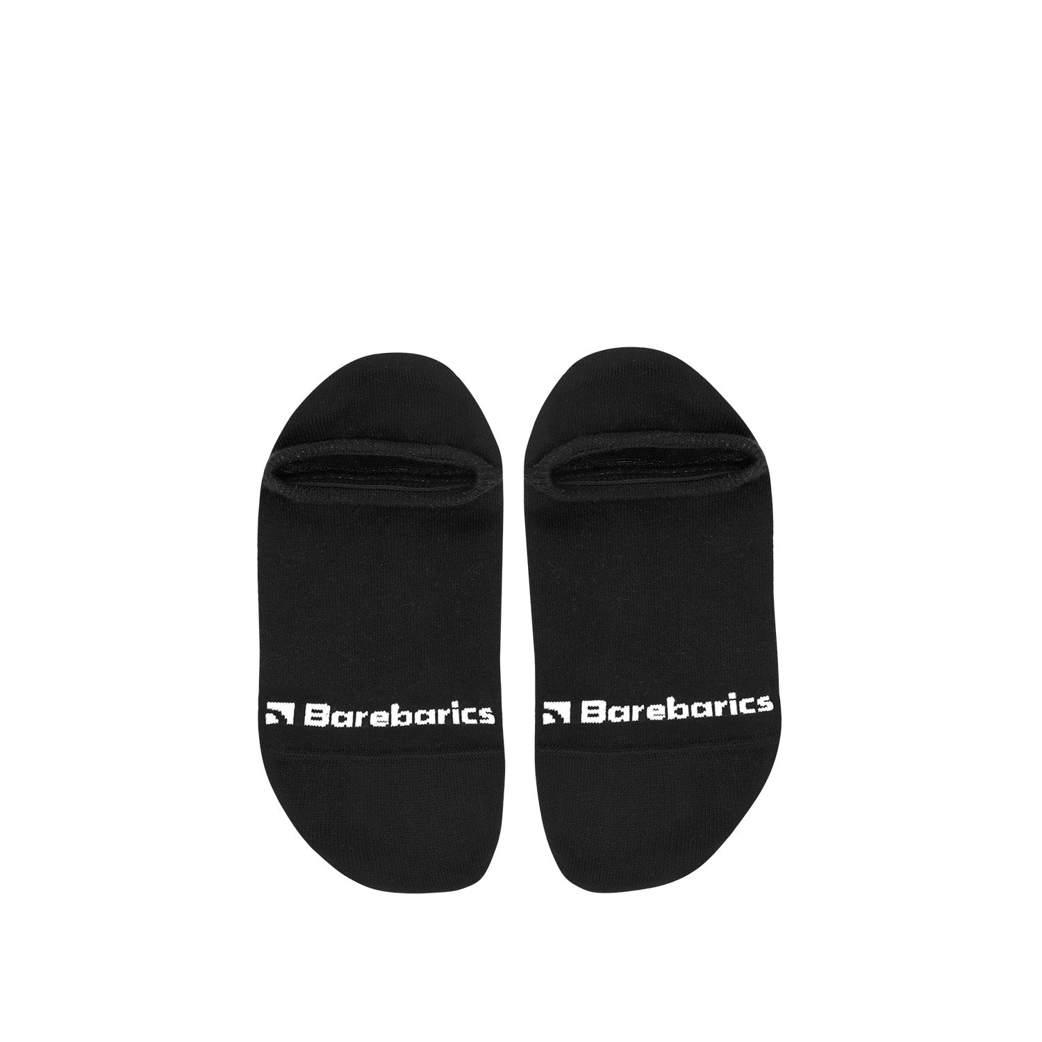 Barebarics - Barefoot Socks - No-Show - Black 1 OzBarefoot Australia