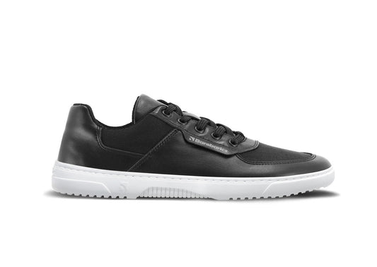 Barefoot Sneakers Barebarics Bravo - Black & White 1 OzBarefoot Australia