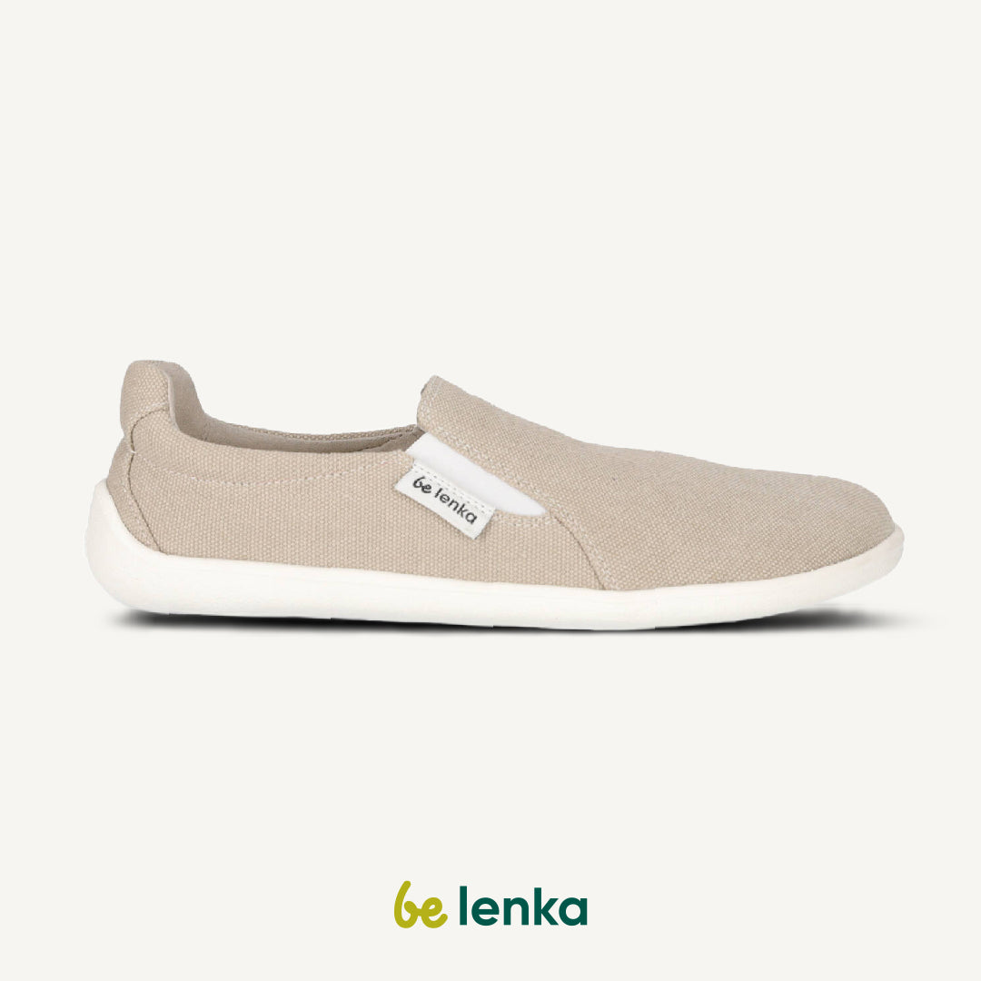 Barefoot Sneakers - Be Lenka Eazy - Vegan - Sand '22 3 OzBarefoot Australia